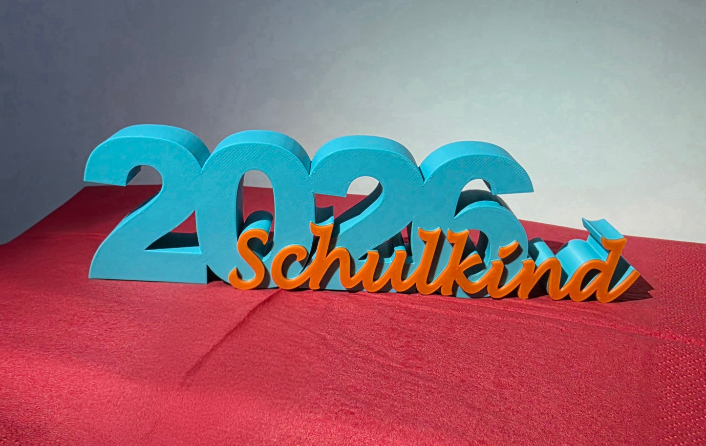 Deko-Schriftzug „Schulkind 2026“