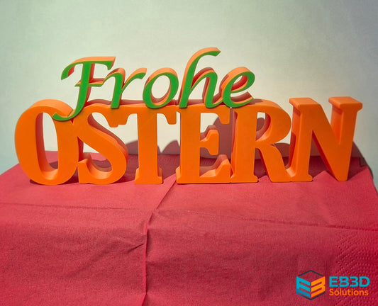 Dekoschriftzug "Frohe Ostern"