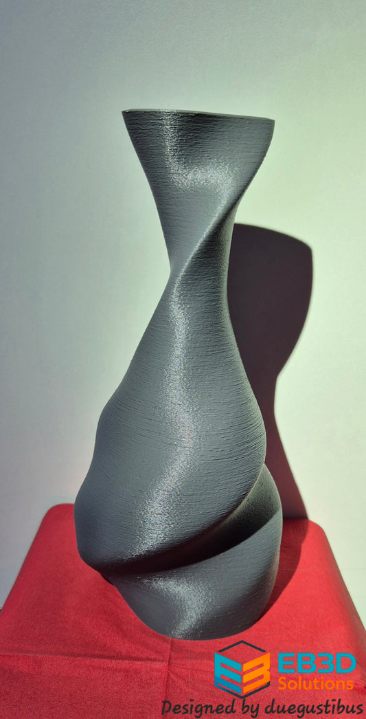 Geschwungene Design Vase - Moderne 3D-Druck Deko