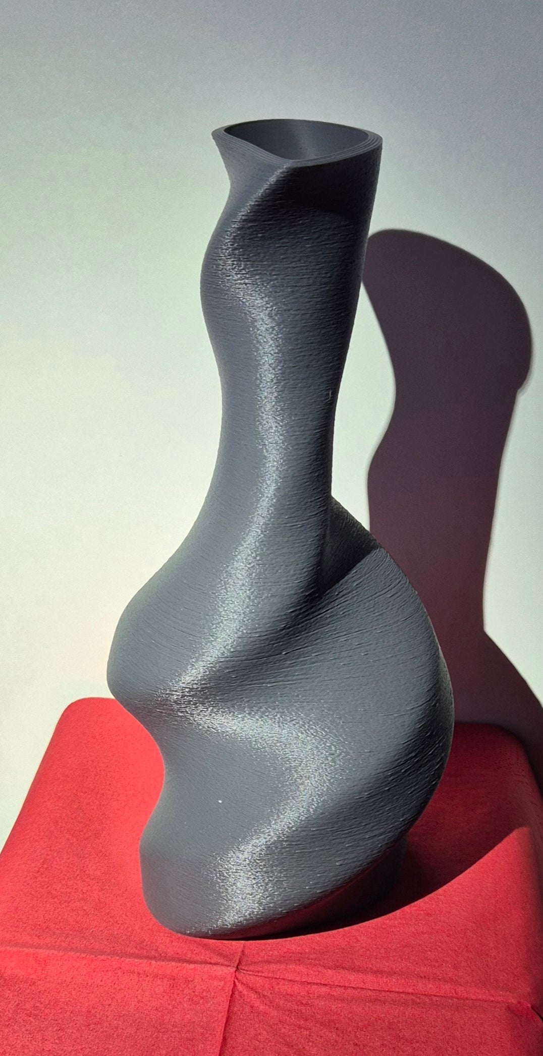Geschwungene Design Vase - Moderne 3D-Druck Deko