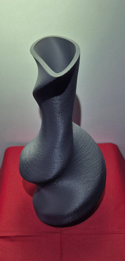 Geschwungene Design Vase - Moderne 3D-Druck Deko