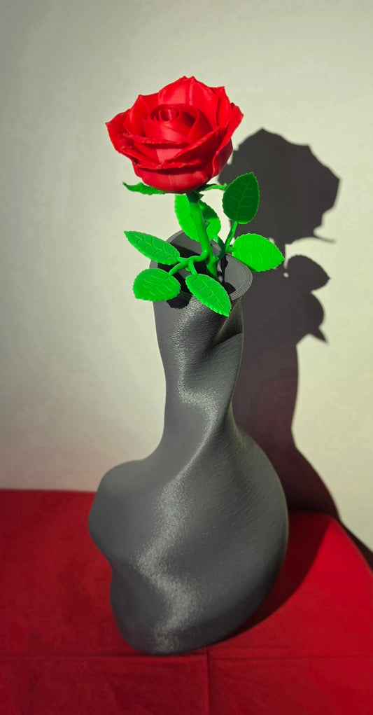 Geschwungene Design Vase - Moderne 3D-Druck Deko