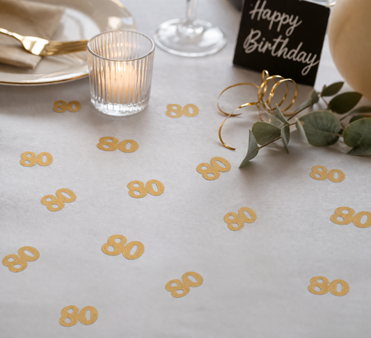 Konfetti-Streudeko Geburtstagszahl